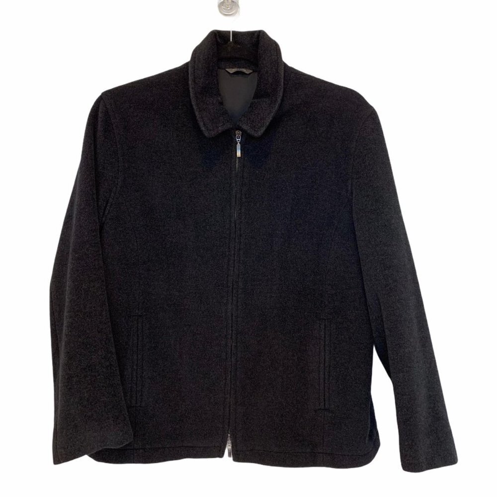 Robert Barakett Mens Coat Angora wool Large long